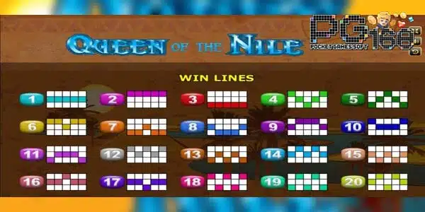 ไลน์ชนะการเดิมพัน Queen Of The Nile